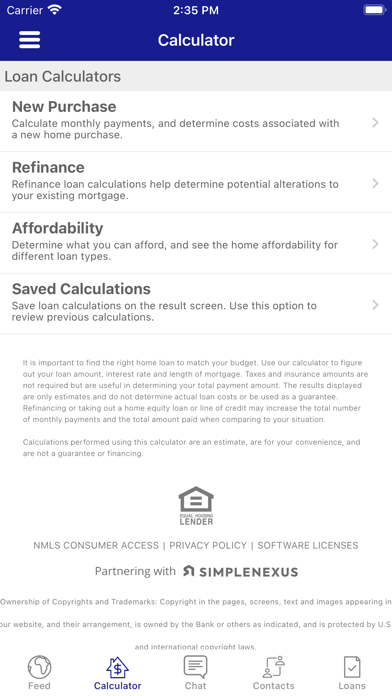 ican Mortgage by American Bank Screenshot