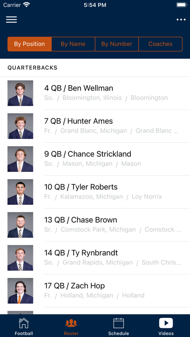 Hope College Athletics Screenshot