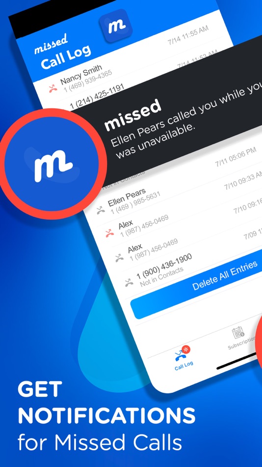 #1. Missed Phone Call Notification (iOS) By: Inovar