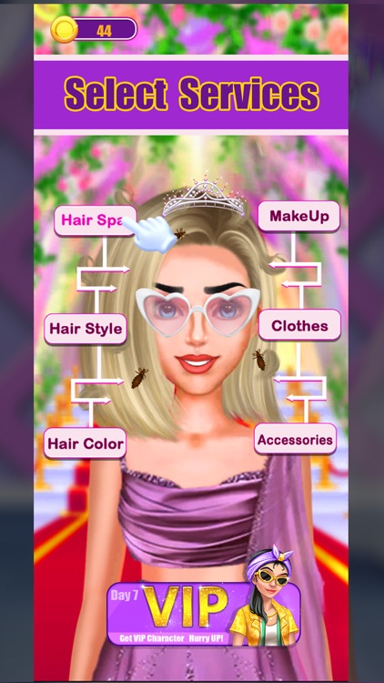 Girls Hair Salon Makeover Game