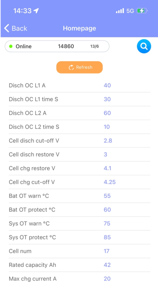 #5. Battery monitoring assistant (iOS) 由: Hangzhou Xingyun Power Source Technology Co., Ltd.