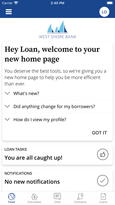 WSB Mortgage Screenshot