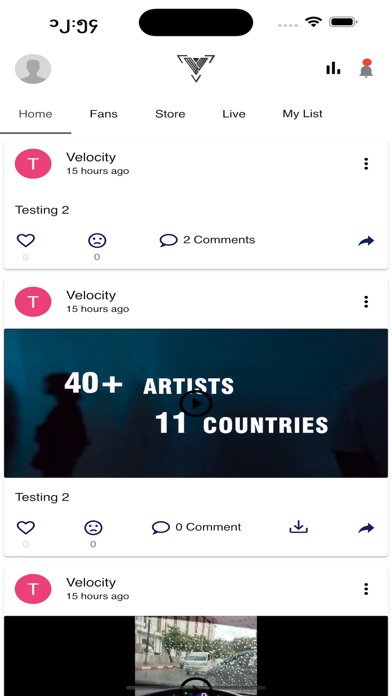 Velocity Music Band Screenshot