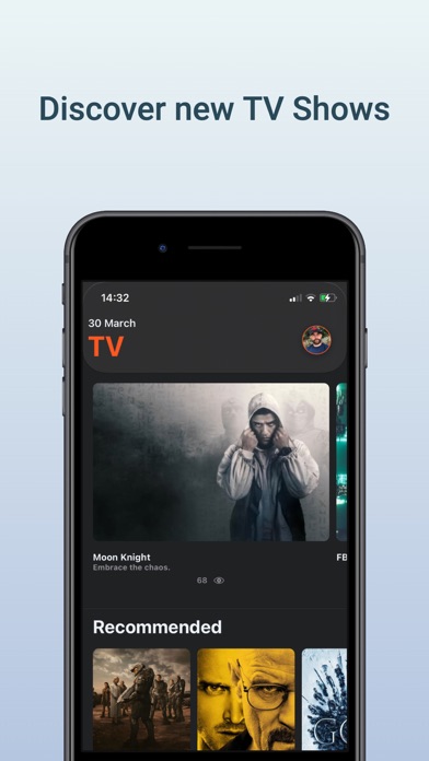 Watchlist+ Track TV & Movies Screenshot
