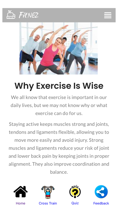 Fitness & Nutrition Screenshot