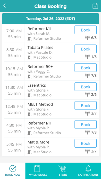 MOMENTUM PILATES Screenshot