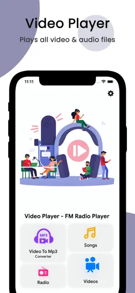 Game screenshot Video Player - FM Radio Player mod apk