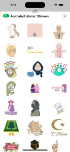 Animated Islamic Stickers Pack screenshot #2 for iPhone