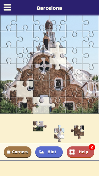 Barcelona Sightseeing Puzzle Screenshot