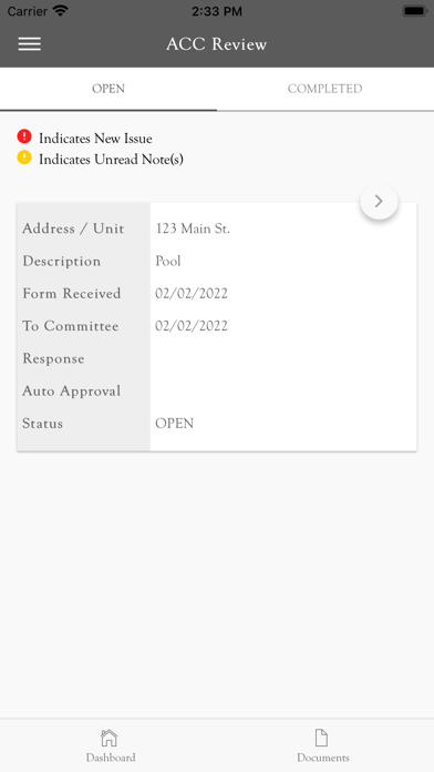 Legacies Management Screenshot