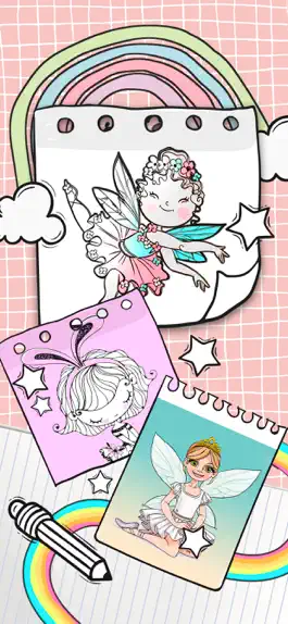 Game screenshot Ballerina Coloring Book Games mod apk