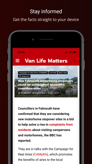 Van Life Matters Screenshot 2 - AppWisp.com Van Life Matters Screenshot 2 - AppWisp.com