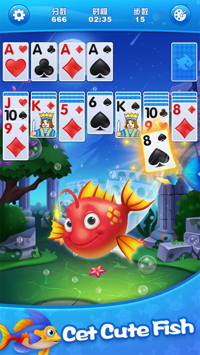 Solitaire Fish - Card Games Screenshot