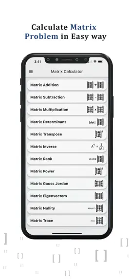 Game screenshot Matrix Calculator (Algebra) apk