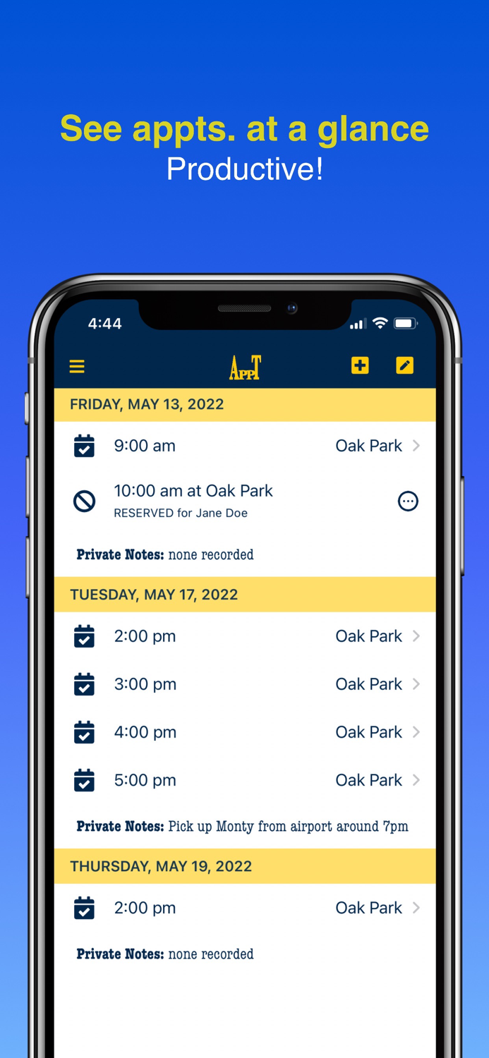 AppT - Appointments on the go