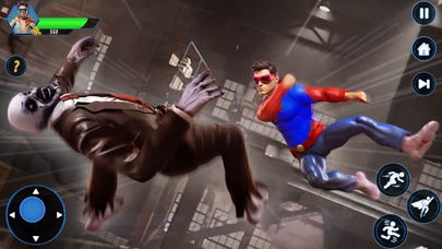 Super Hero Flying Fighter Game Screenshot