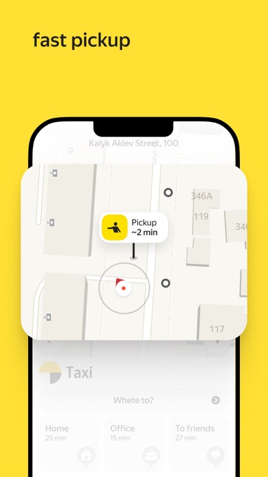 Yandex Go: Taxi Food Delivery Screenshot