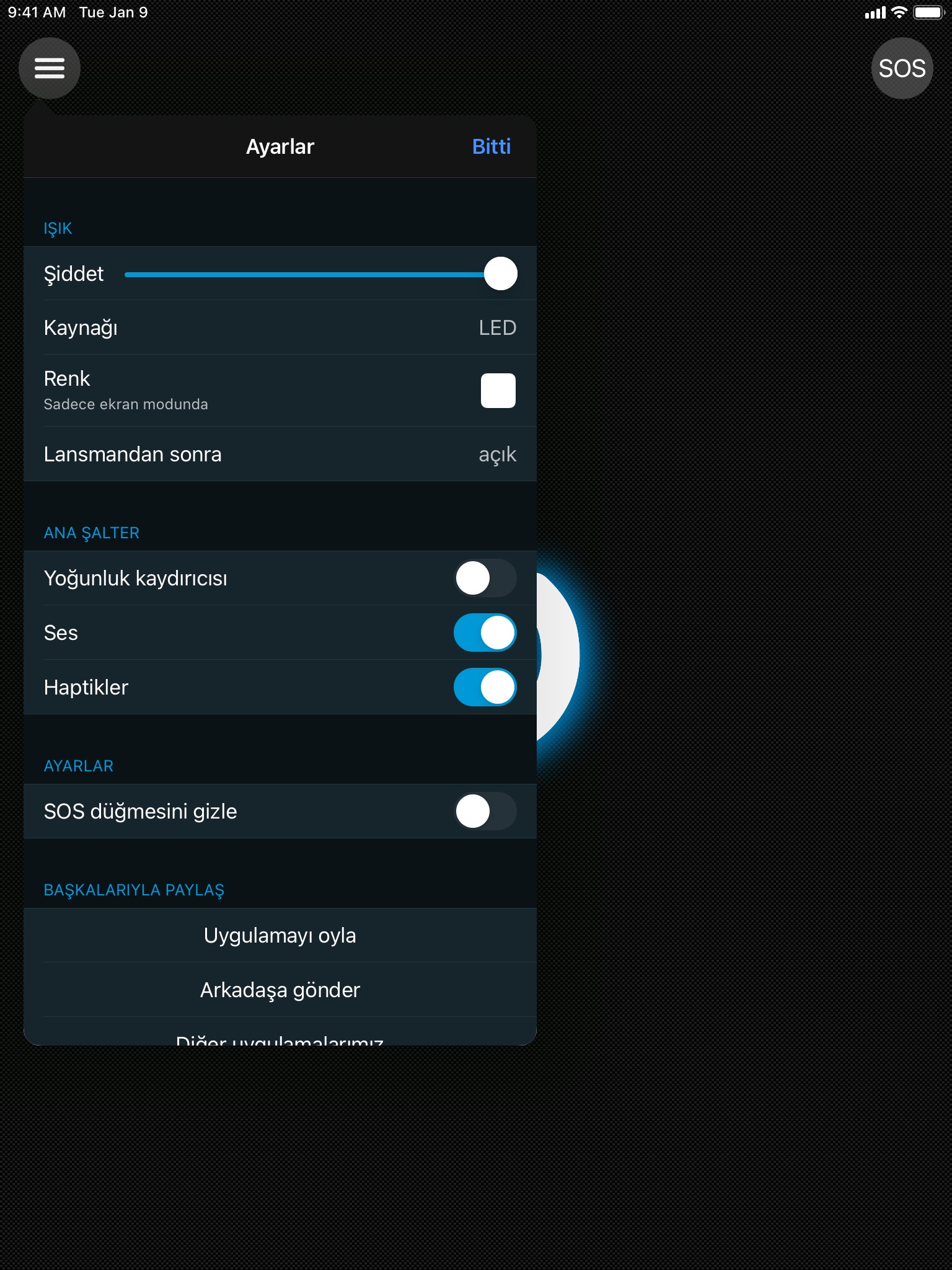 Flashlight × screenshot 2