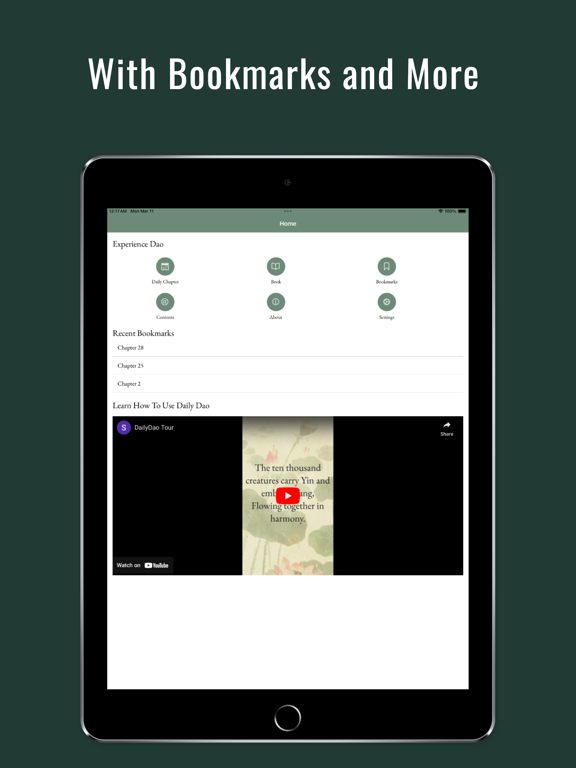 Daily Dao iPad screenshot 6 - Book app