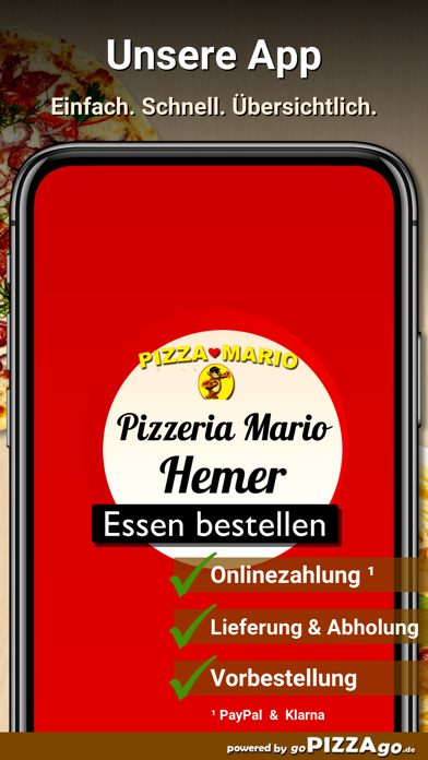 Pizzeria Mario Hemer - скачать приложение на AppRU
