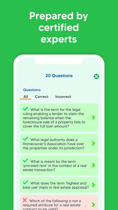 Real Estate Exam Prep & Test Screenshot