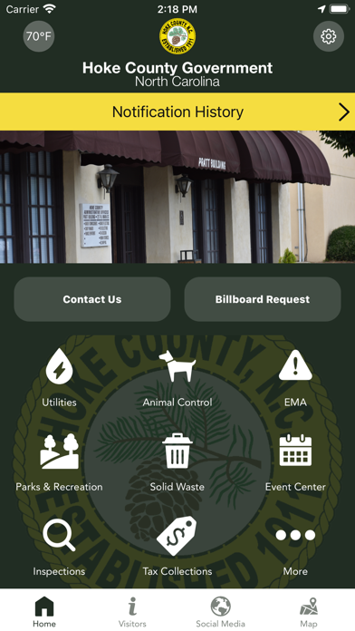 Hoke County Government, NC Screenshot