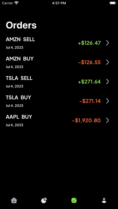 Stock Market Simulator Game Screenshot