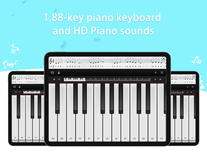 Simplified Notation Piano