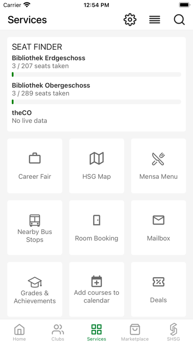 SHSG Campus Screenshot