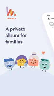 momatu: family photo album iphone screenshot 1