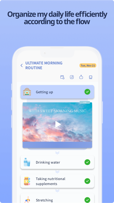 Routinable Screenshot
