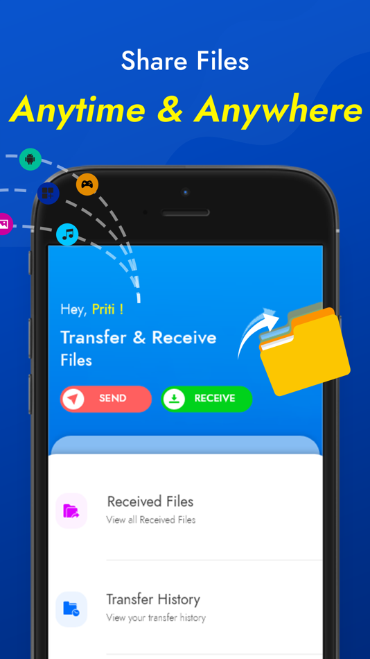 #2. PoleShare - Transfer & Send (iOS) 由: QUANTUM4U LAB PRIVATE LIMITED