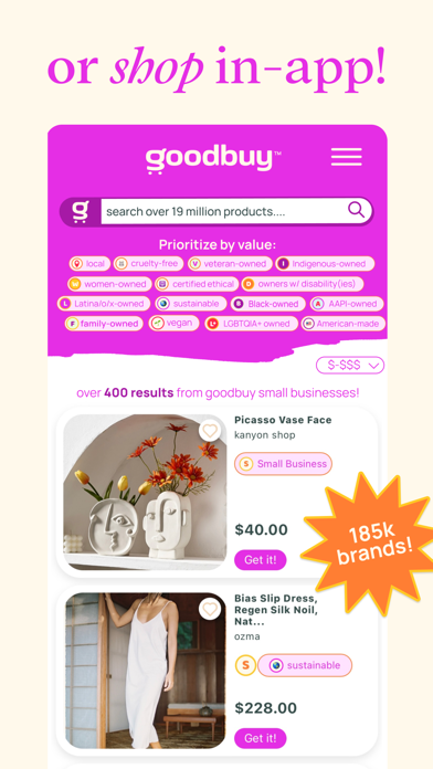 goodbuy - Shop Conscious Screenshot