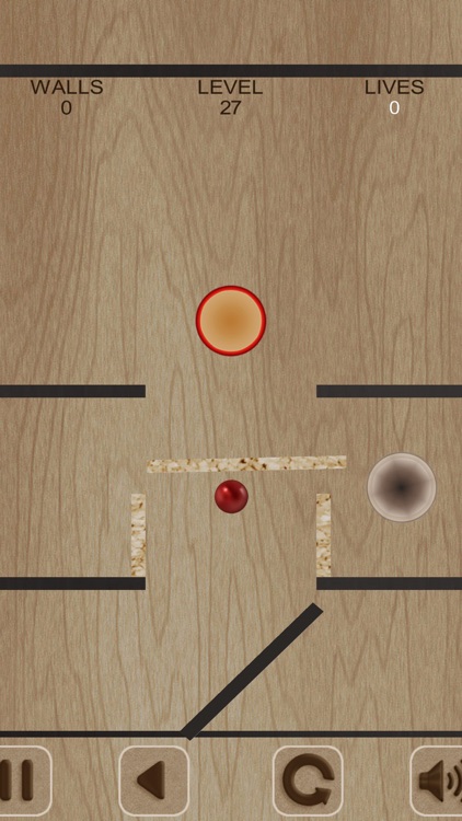 Flying Red Ball and Walls screenshot-6