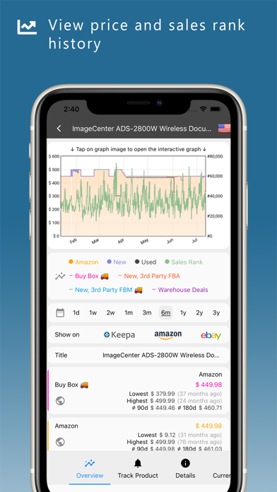 Keepa · Price Tracker Screenshot
