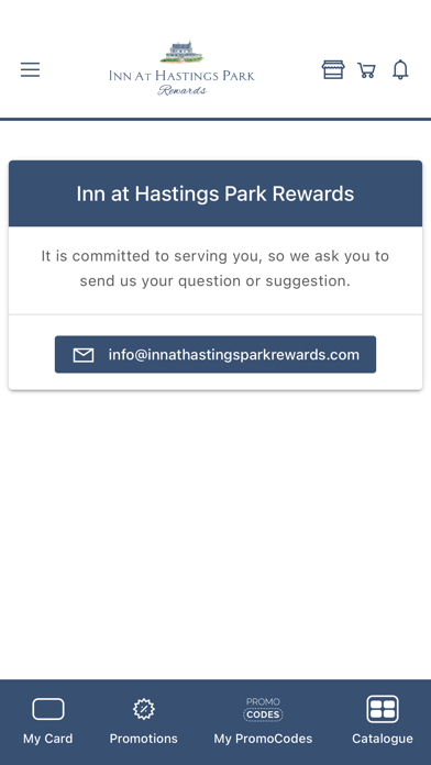 Inn at Hastings Park Rewards Screenshot