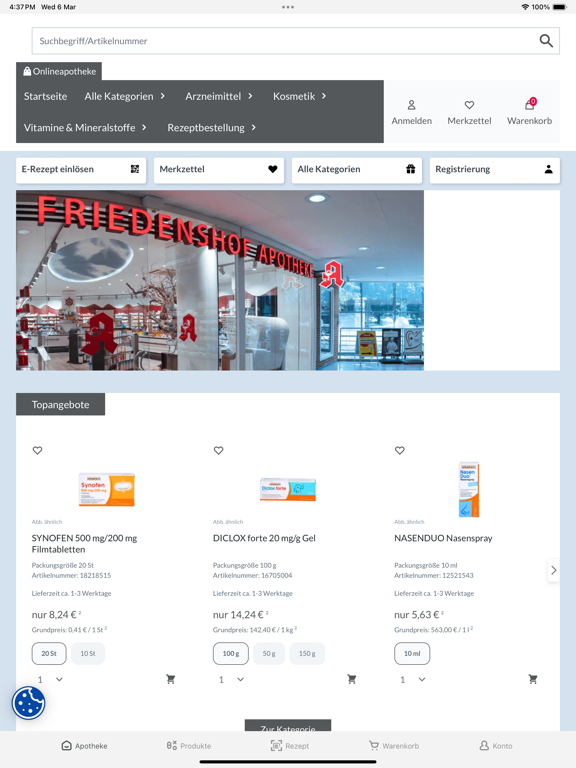 Screenshot #4 pour Friedenshof Apotheke