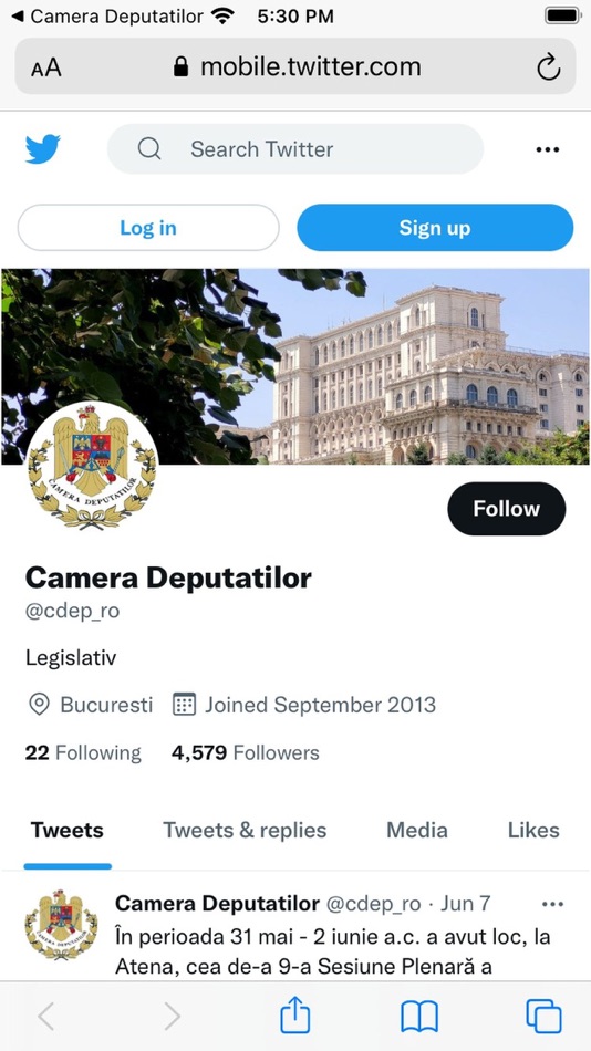 #6. Camera Deputatilor (iOS) 由: Camera Deputatilor