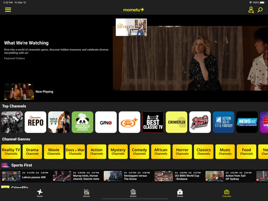 Mometu iPad screenshot 4 - Entertainment app