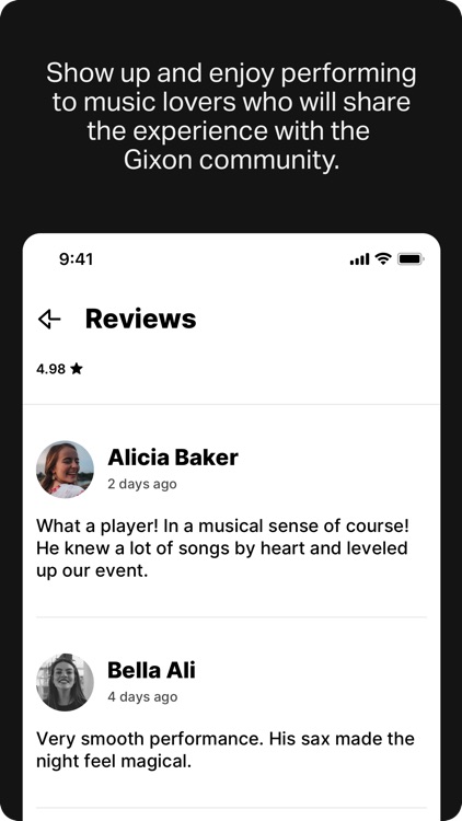 Gixon - Book an Artist screenshot-4