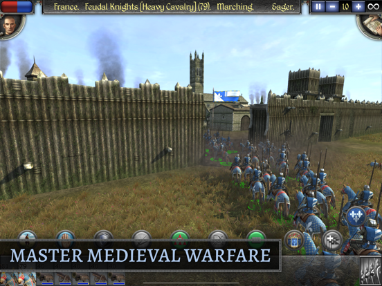 Total War: MEDIEVAL II iPad app afbeelding 5