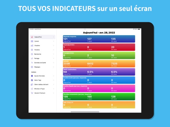 Screenshot #5 pour DiabetoLog Carnet de diabète