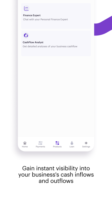 Carbon: A.I Business Banking Screenshot