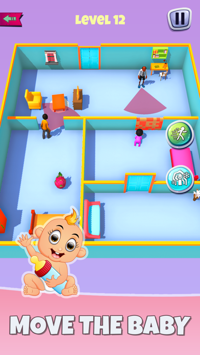 Baby Survival Escape Dad Game Screenshot