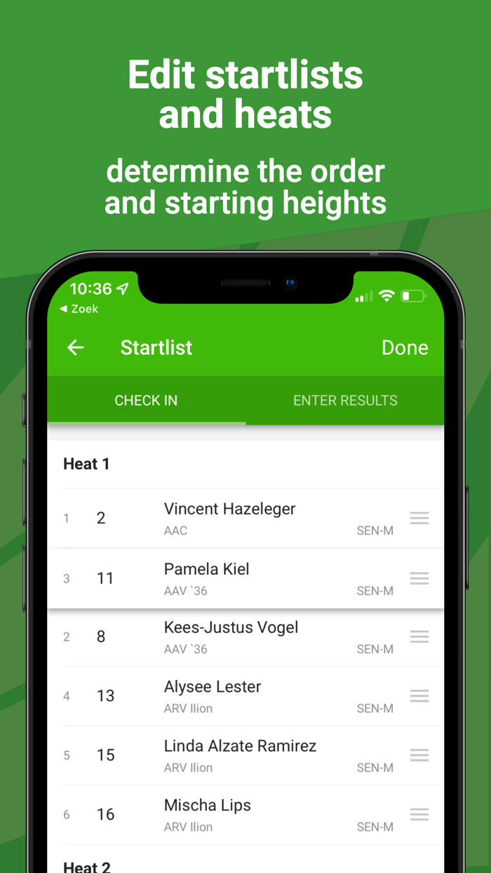 Athletics.app Jury-app