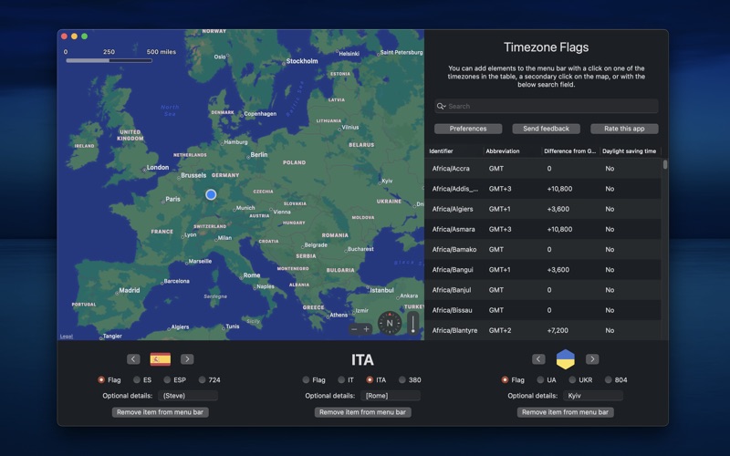 Screenshot #2 pour Timezone Flags