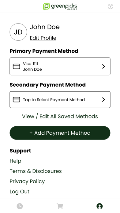 Green Picks Market Screenshot