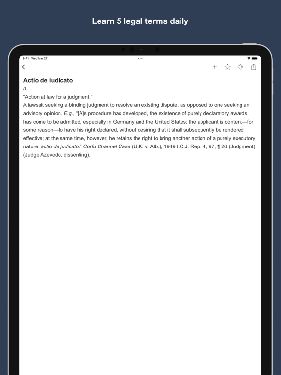Screenshot #6 pour Latin Legal Terms Dictionary