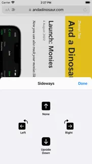 sideways - rotate webpages iphone screenshot 3