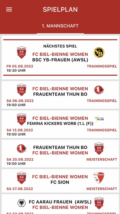 FCB Women Screenshot